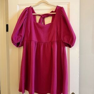 Arula/Altar’D State Babydoll Tie Back Dress